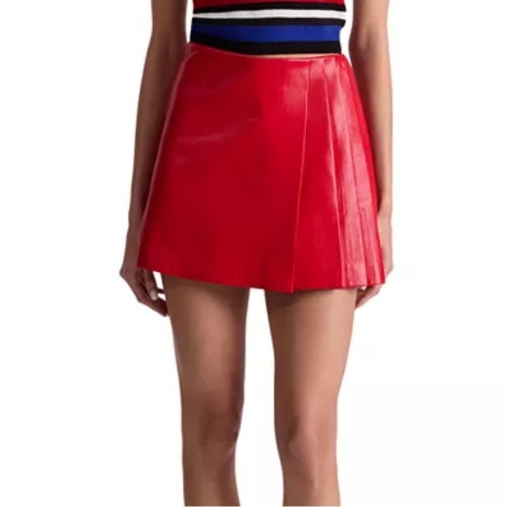 Alice and Olivia
Toni Faux Leather Mini Skirt